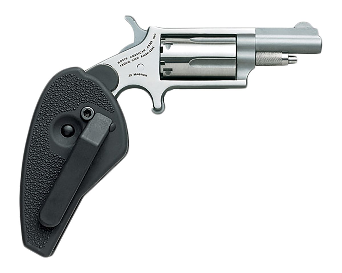 North American Arms 22MHG Mini-Revolver 22 WMR 5 Shot 1.63in Stainless Stee