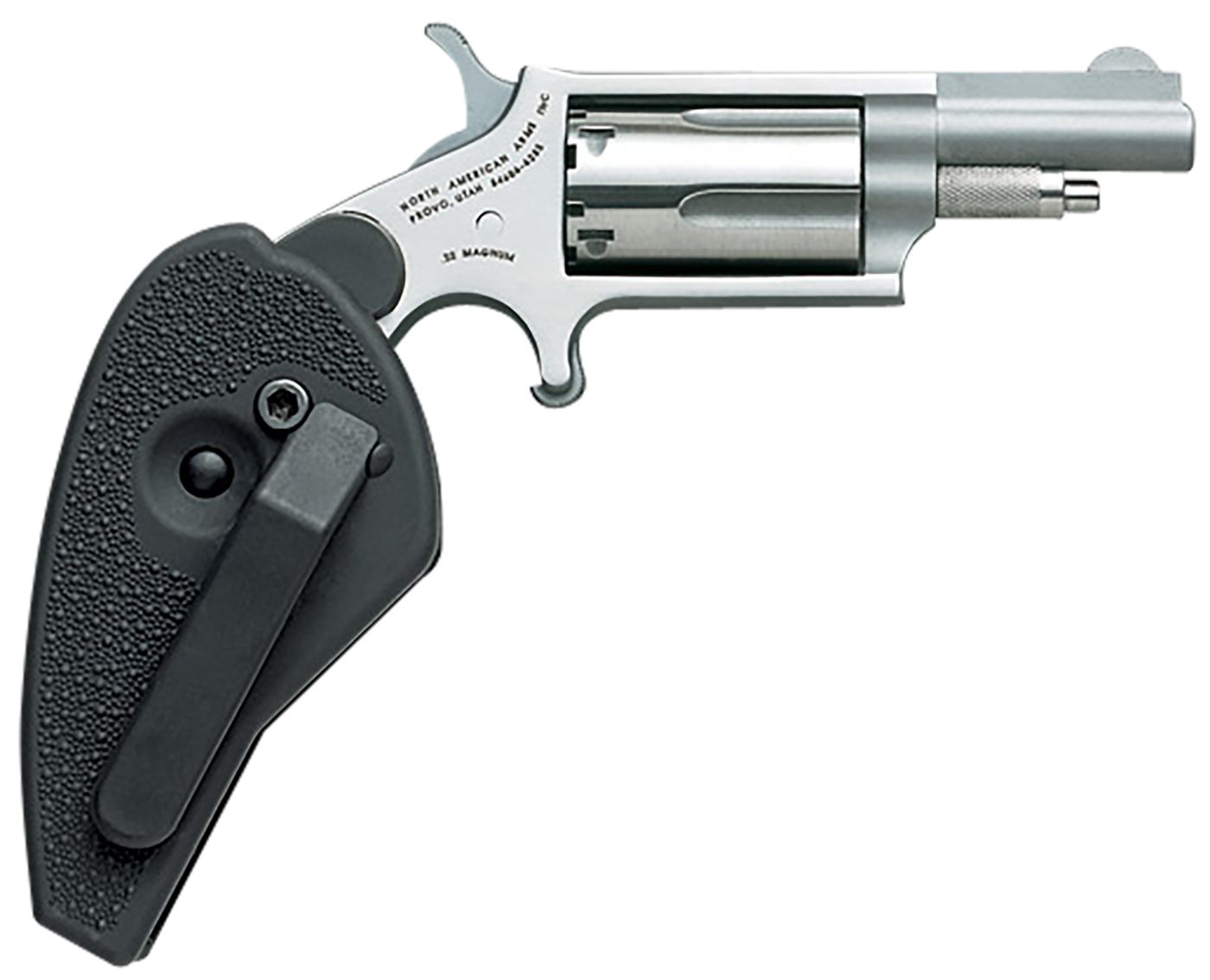 North American Arms 22MCHG Mini-Revolver 22 LR/22 WMR 5 Shot 1.63in Stainle
