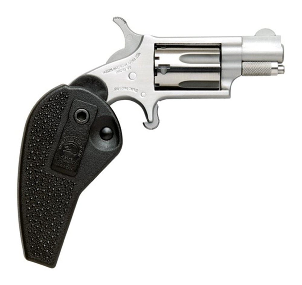 North American Arms 22MSCHG Mini-Revolver 22 LR/22 WMR 5 Shot 1.13in Stainl view 2