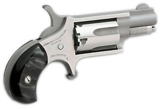 North American Arms Mini 22LR REV 1/8 SS BLK PRL