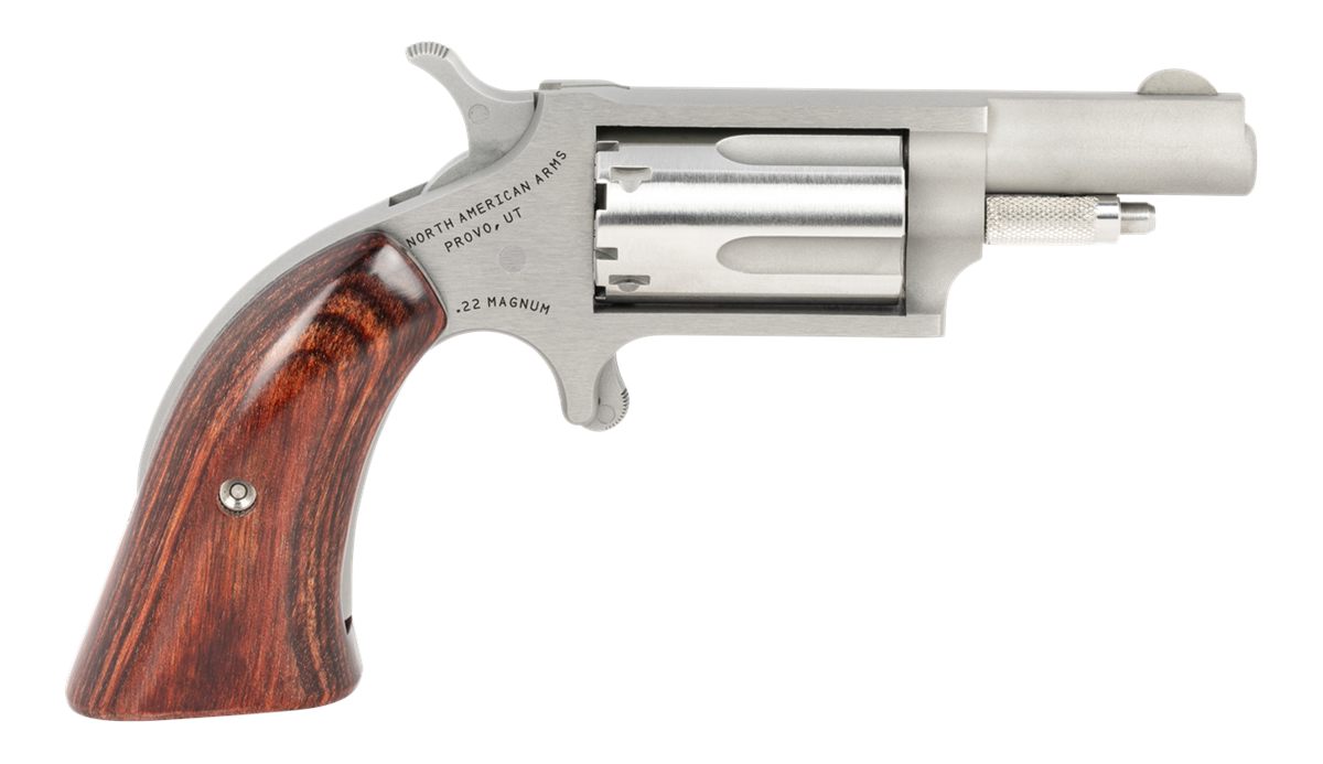 North American Arms 22MGBG Mini-Revolver 22 WMR 5 Shot 1.63in Stainless Ste