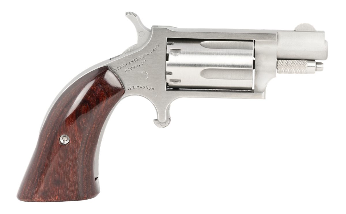 North American Arms 22MSGBG Mini-Revolver 22 WMR 5 Shot 1.13in Stainless St