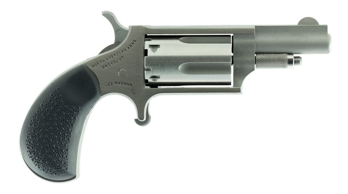 North American Arms 22MGRC Mini-Revolver 22 WMR 5 Shot 1.63in Stainless Ste