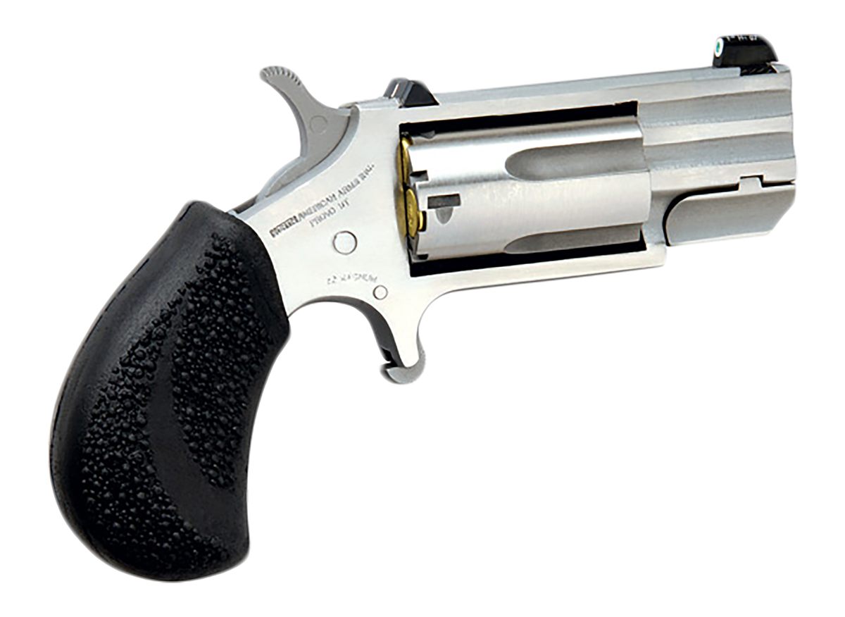 North American Arms Pugt 22 WMR 5 Shot 1in Stainless Steel Barrel, Cylinder