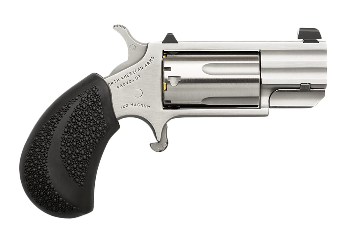 North American Arms Pugd 22 WMR 5 Shot 1in Stainless Steel Barrel, Cylinder