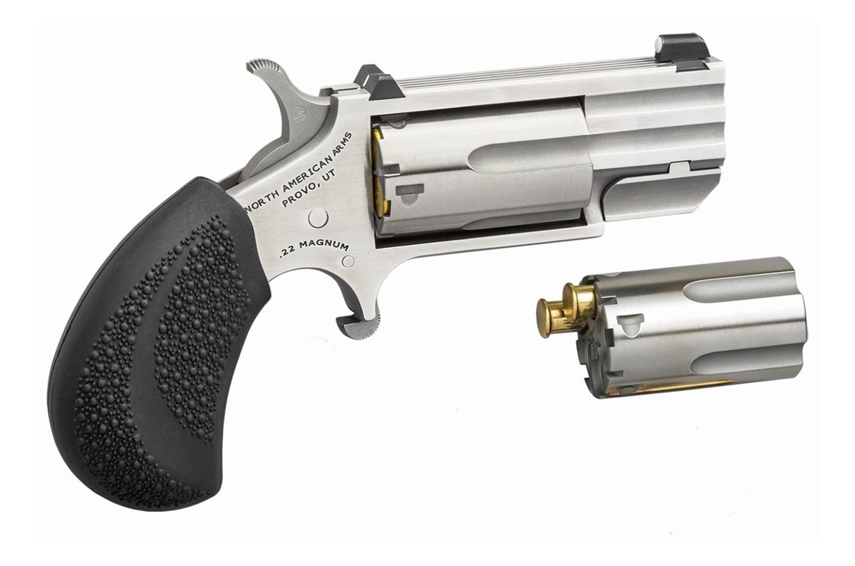 North American Arms PUGDC Conversion 22 LR/22 WMR 5 Shot 1in Stainless Stee view 2