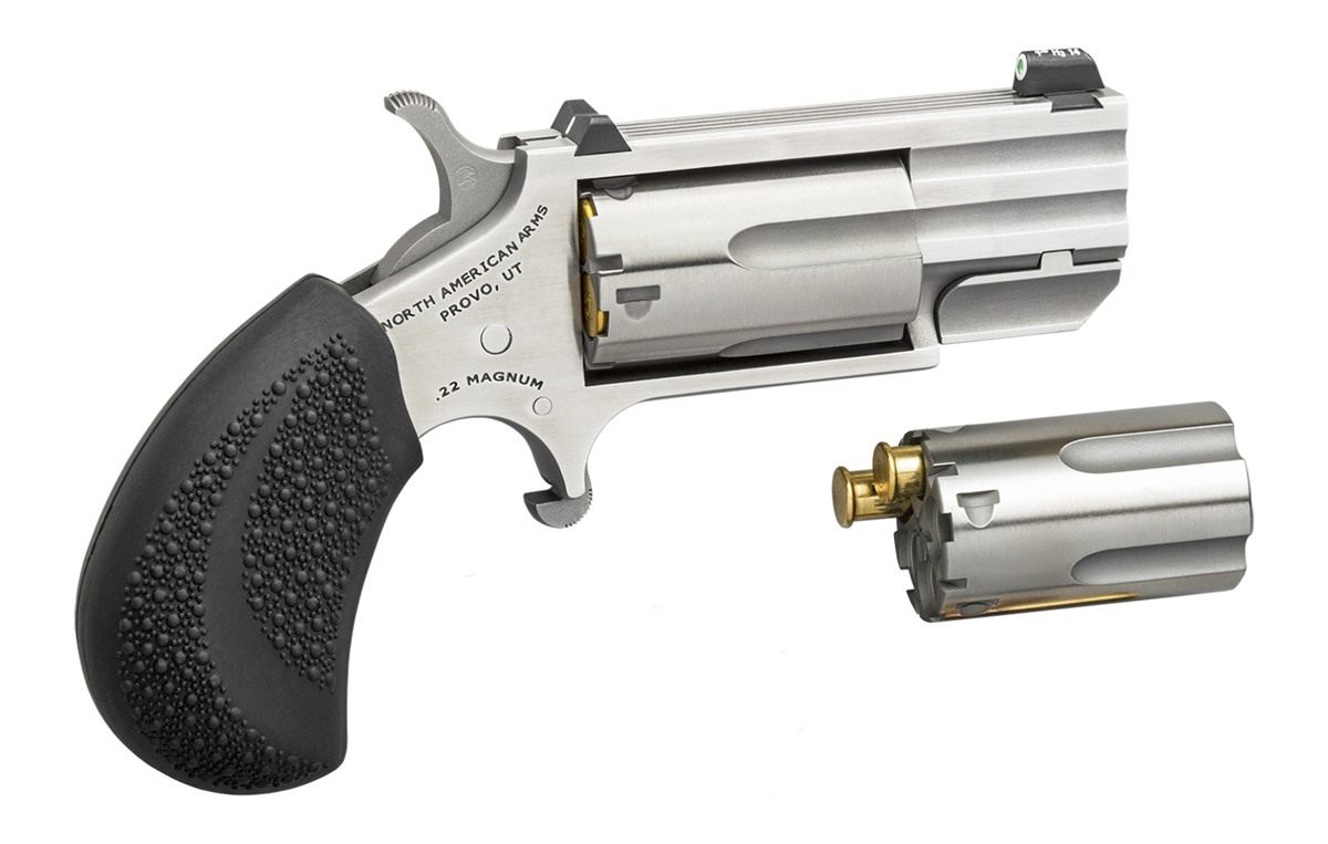 North American Arms PUGTC Conversion 22 LR/22 WMR 5 Shot 1in Stainless Stee