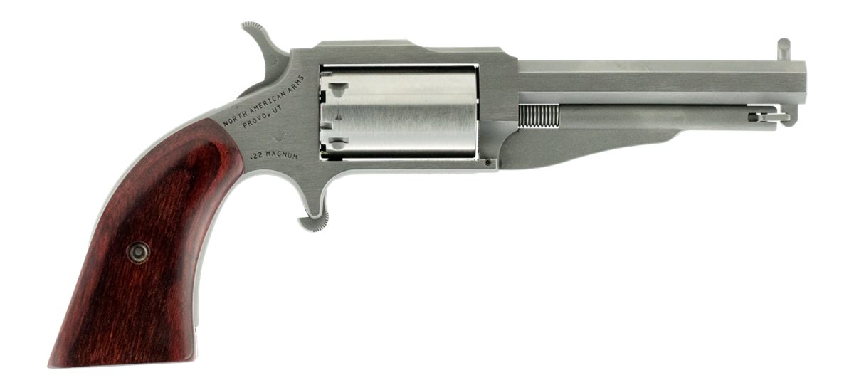 North American Arms 18603C 1860 The Earl 22 LR/22 WMR 5 Shot 3in Stainless