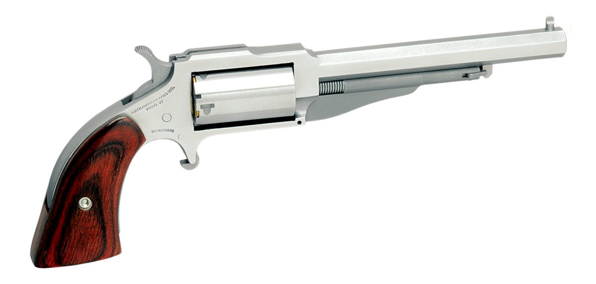 North American Arms 18604 1860 The Earl CA Compliant 22 WMR 5 Shot 4in Stai