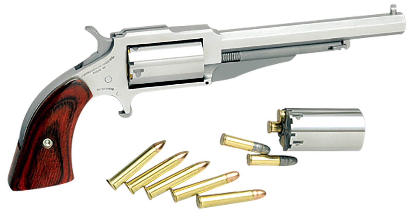 North American Arms 18604C 1860 The Earl CA Compliant 22 LR/22 WMR 5 Shot 4