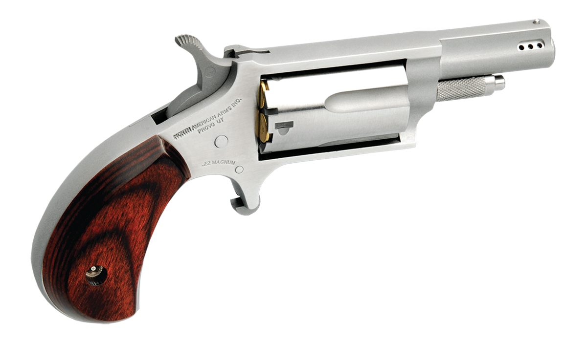 North American Arms 22MP Mini-Revolver 22 WMR 5 Shot 1.63in Stainless Steel