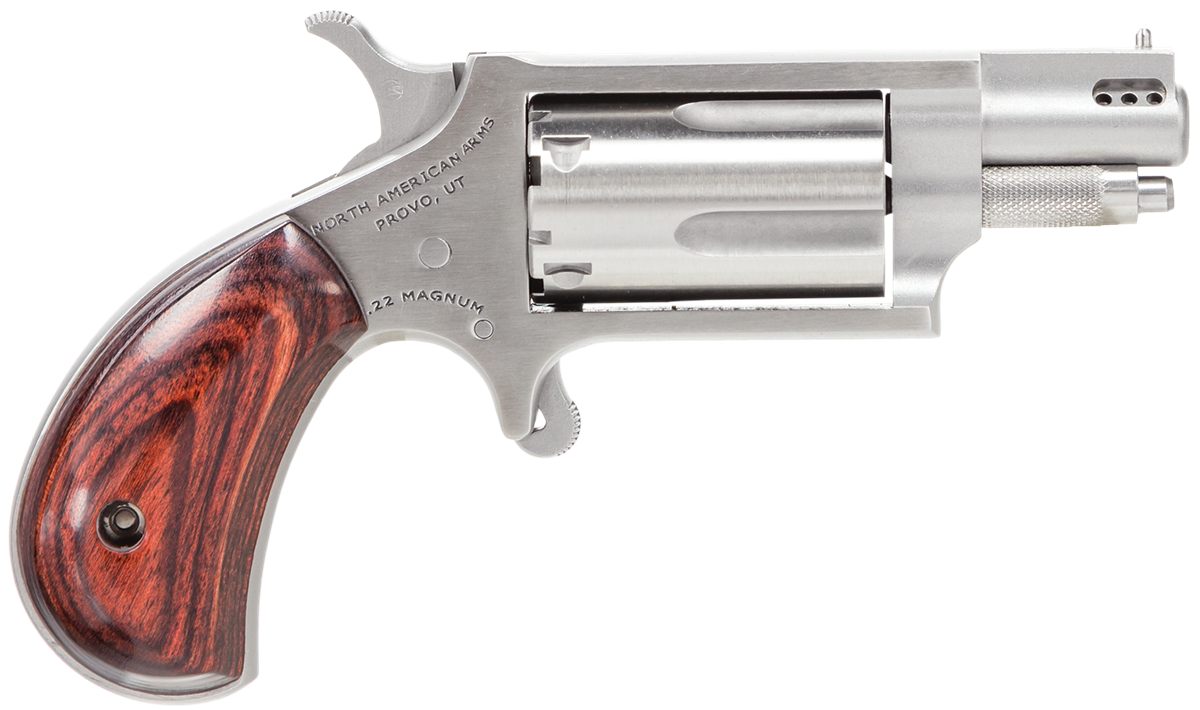 North American Arms 22MSP Mini-Revolver 22 WMR 5 Shot 1.13in Stainless Stee