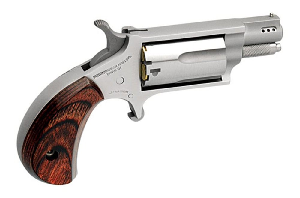 North American Arms 22MSCP Mini-Revolver Combo 22 LR/22 WMR 5 Shot 1.63in S view 2