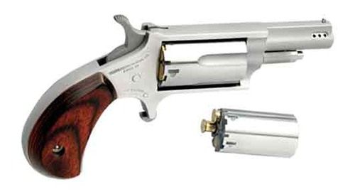 North American Arms 22MCP Mini-Revolver 22 LR/22 WMR 5 Shot 1.63in Stainles view 3