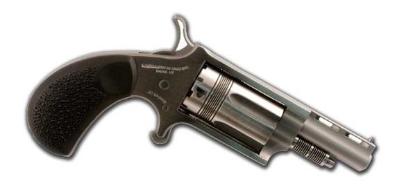 North American Arms 22MTW Wasp 22 WMR 5 Shot 1.63in Stainless Steel Vent Ri view 2