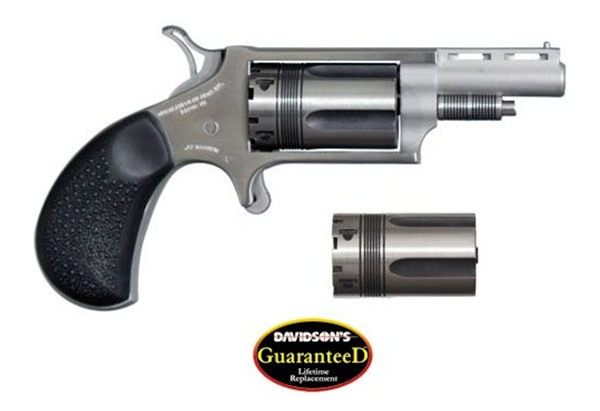 North American Arms 22MCTW Wasp Combo 22 LR/22 WMR 5 Shot 1.63in Stainless view 2