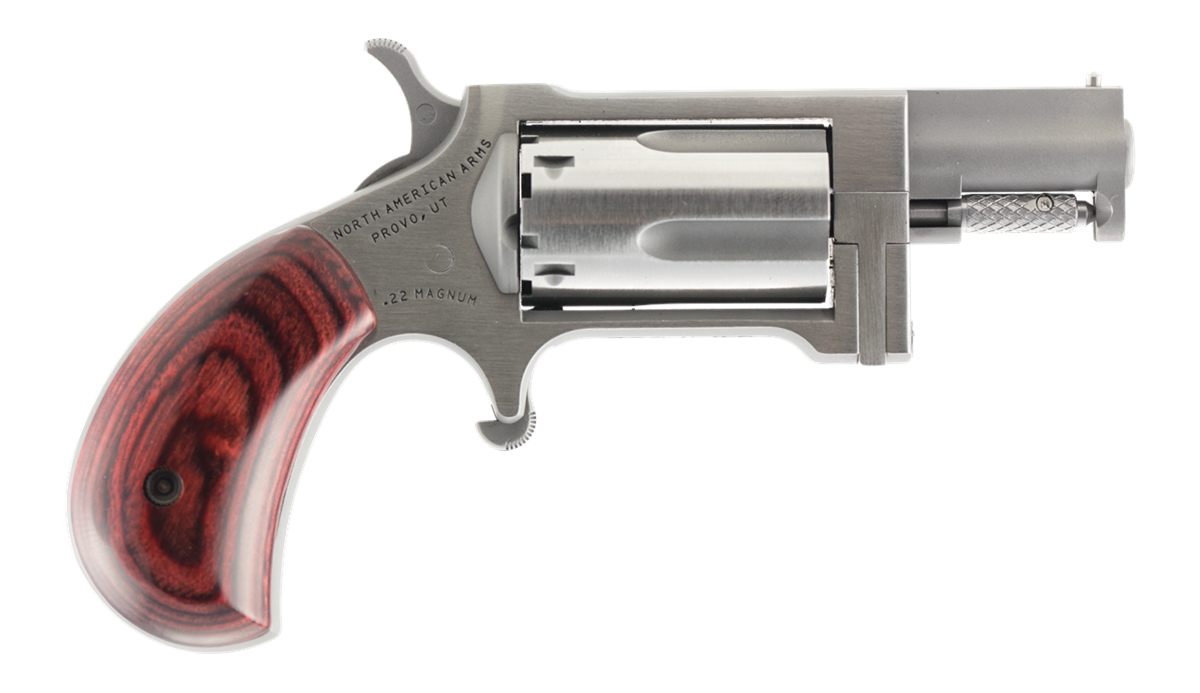 North American Arms SW Sidewinder 22 WMR 5 Shot 1.50in Stainless Steel Barr