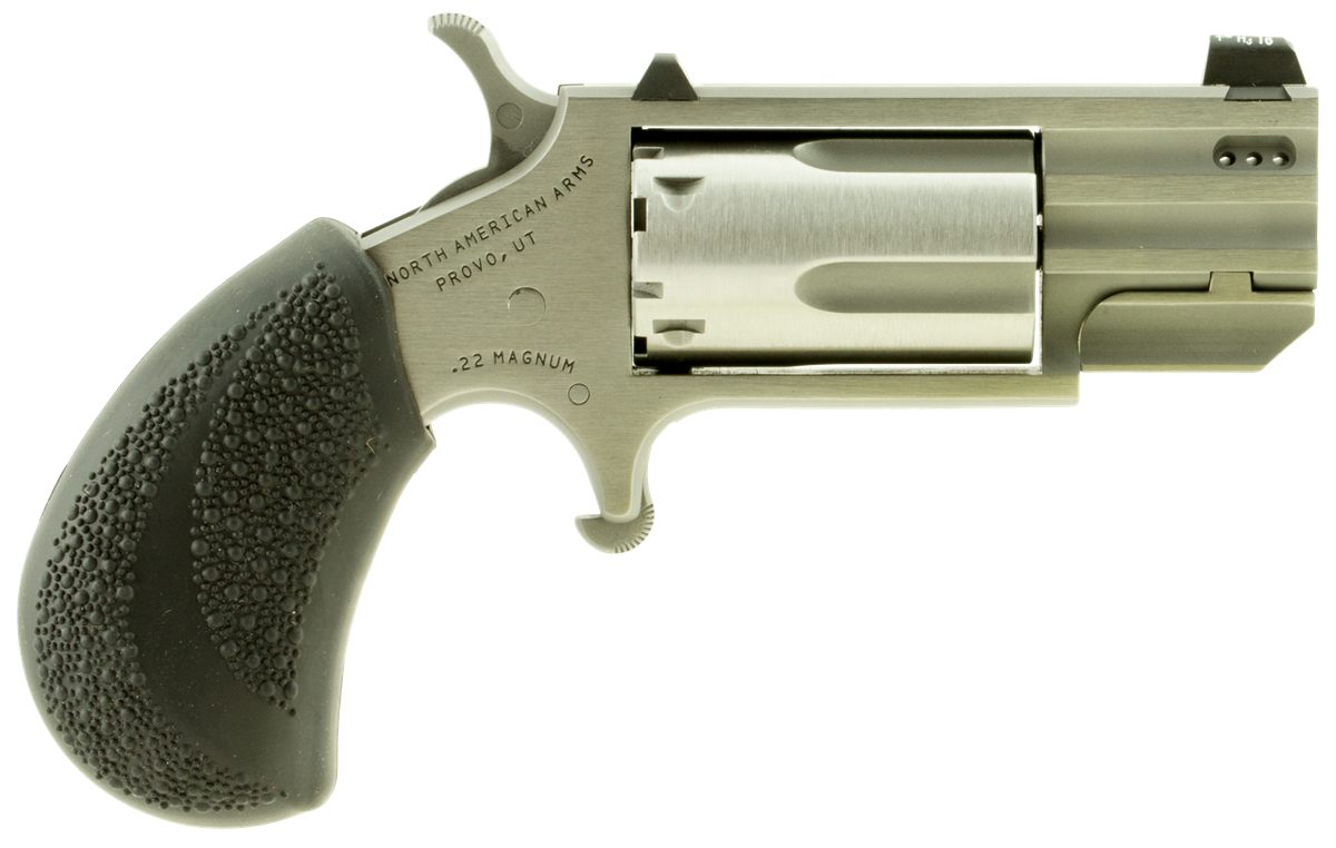 North American Arms Pugdp 22 WMR 5 Shot 1in Stainless Steel Ported Barrel
