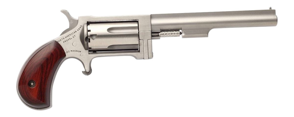 North American Arms SW4 Sidewinder CA Compliant 22 WMR 5 Shot 4in Stainless