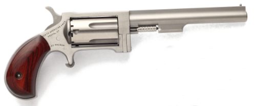 North American Arms SW4 Sidewinder CA Compliant 22 WMR 5 Shot 4in Stainless view 2