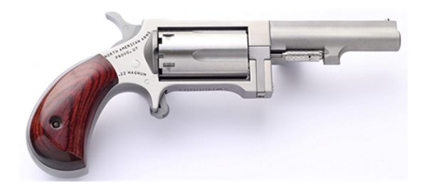 North American Arms SW250 Sidewinder Small 22 WMR 5 Shot 2.50in Stainless S view 2