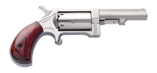 North American Arms SWC250 Sidewinder 22 LR WMR 5 Shot 2.50in Stainless Ste view 2