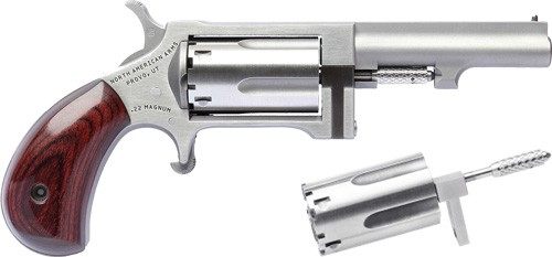 North American Arms SWC250 Sidewinder 22 LR WMR 5 Shot 2.50in Stainless Ste view 3