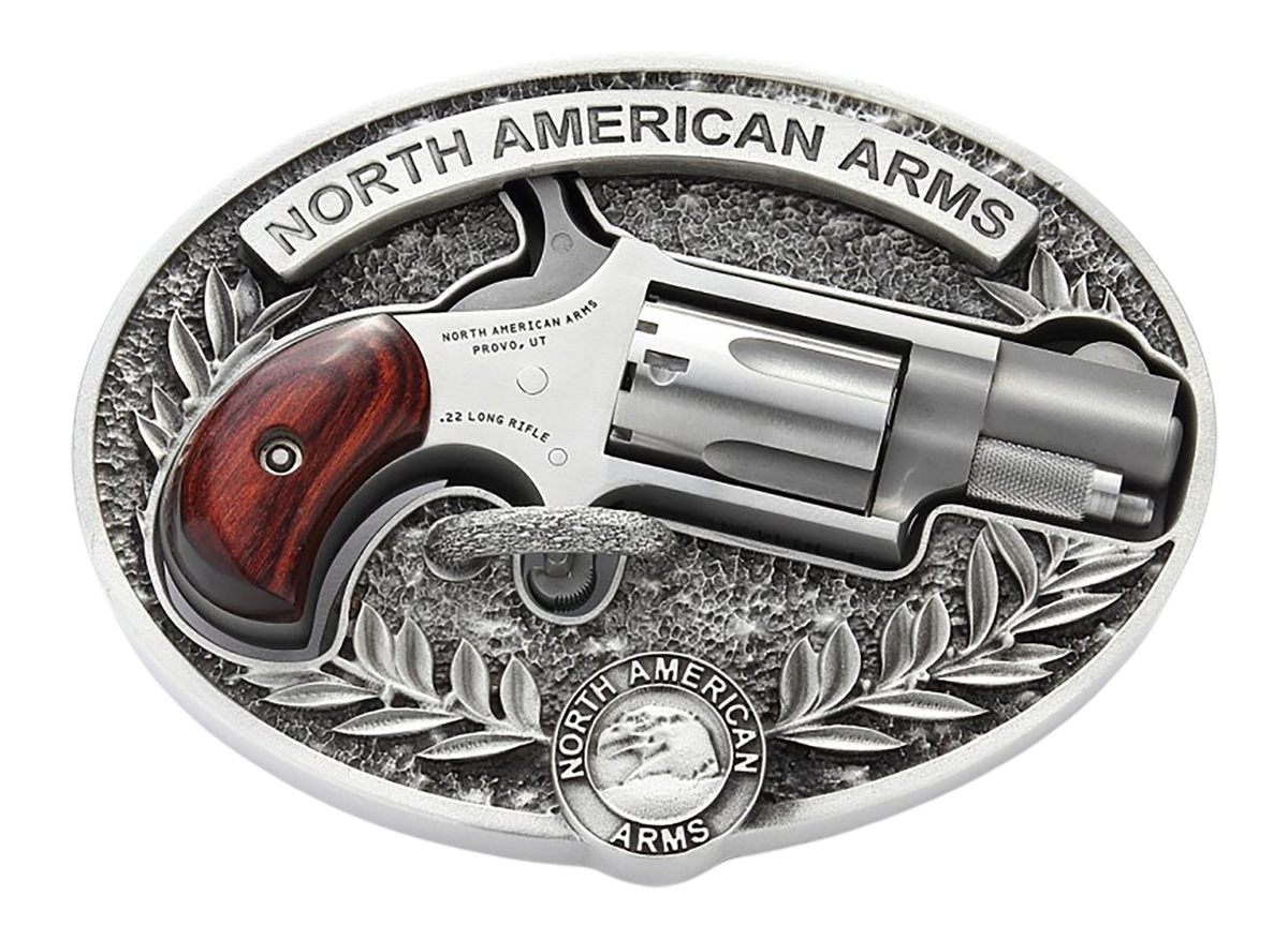 North American Arms 22LR-BBO Mini-Revolver w/Belt Buckle 22 LR 5 Shot 1.13i