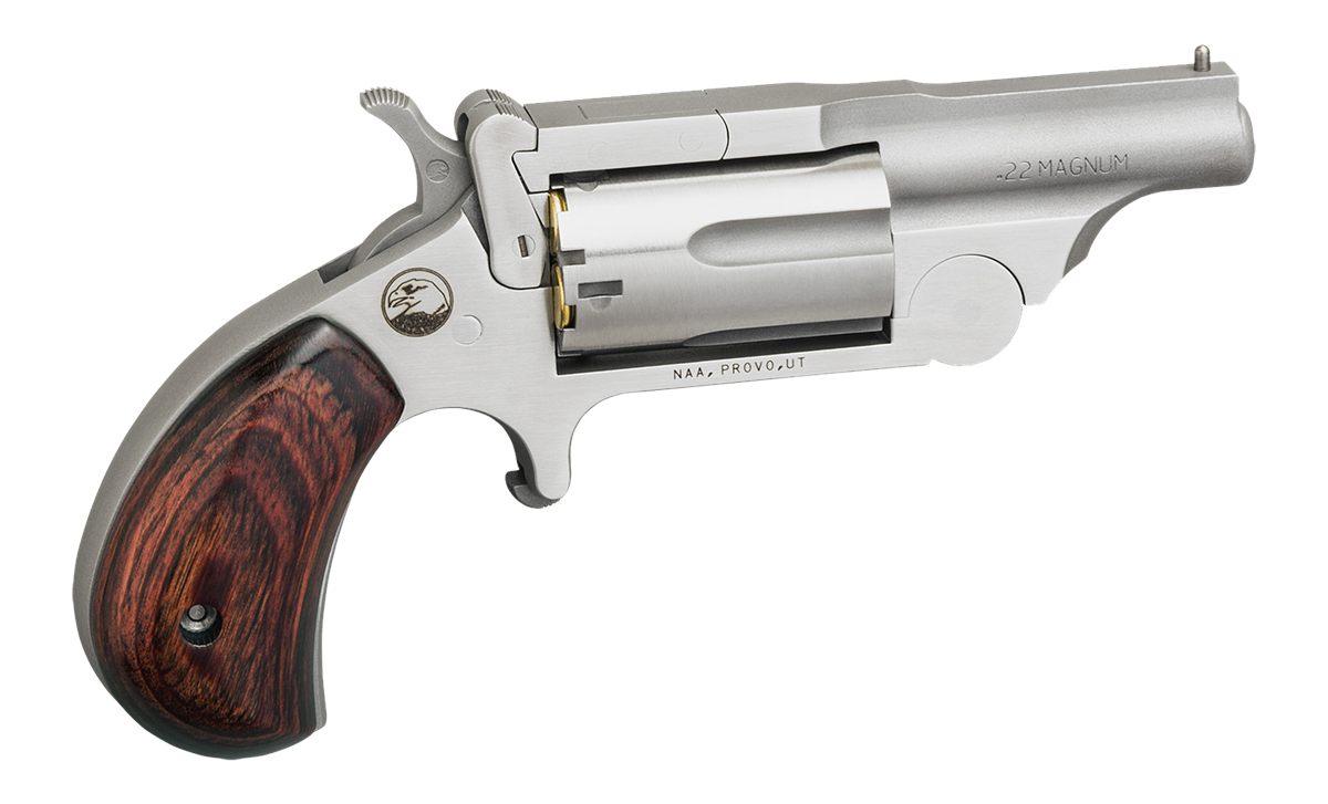 North American Arms 22MR Ranger II 22 WMR 5 Shot 1.63in Satin Stainless Ste