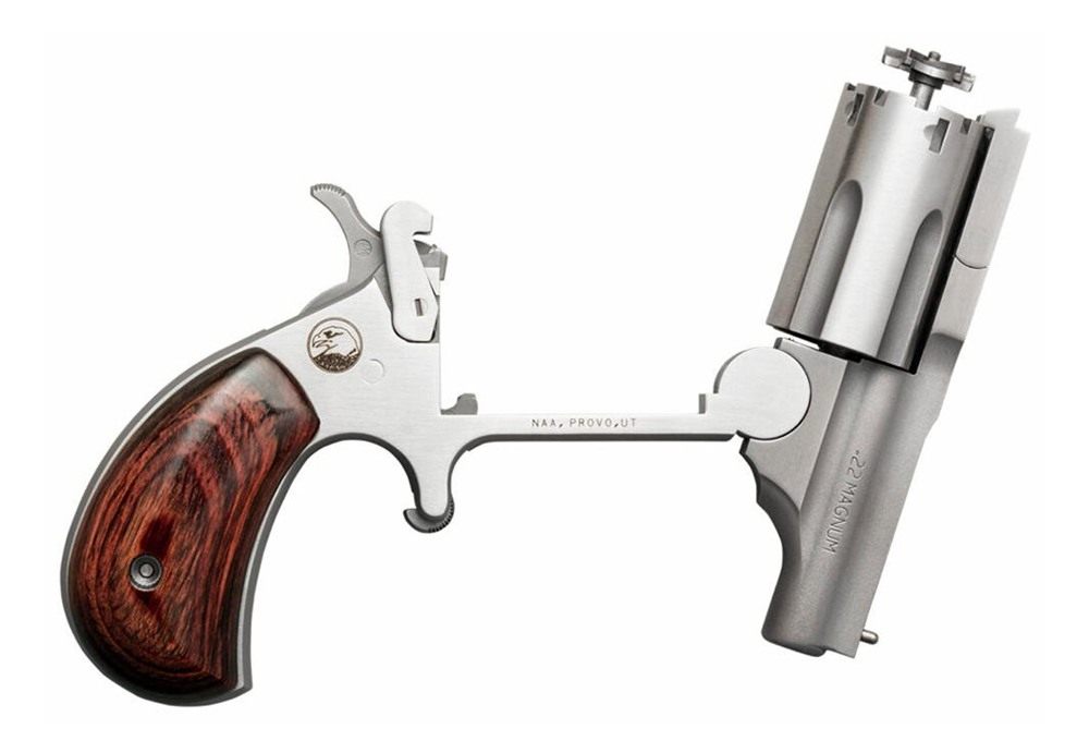 North American Arms 22MR Ranger II 22 WMR 5 Shot 1.63in Satin Stainless Ste view 2