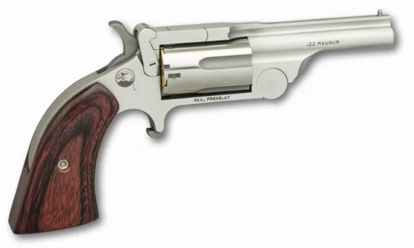 North American Arms 22MR250 Ranger II 22 WMR 5 Shot 2.50in Stainless Steel view 2