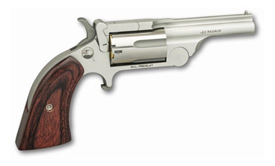 North American Arms 22MR250 Ranger II 22 WMR 5 Shot 2.50in Stainless Steel view 3