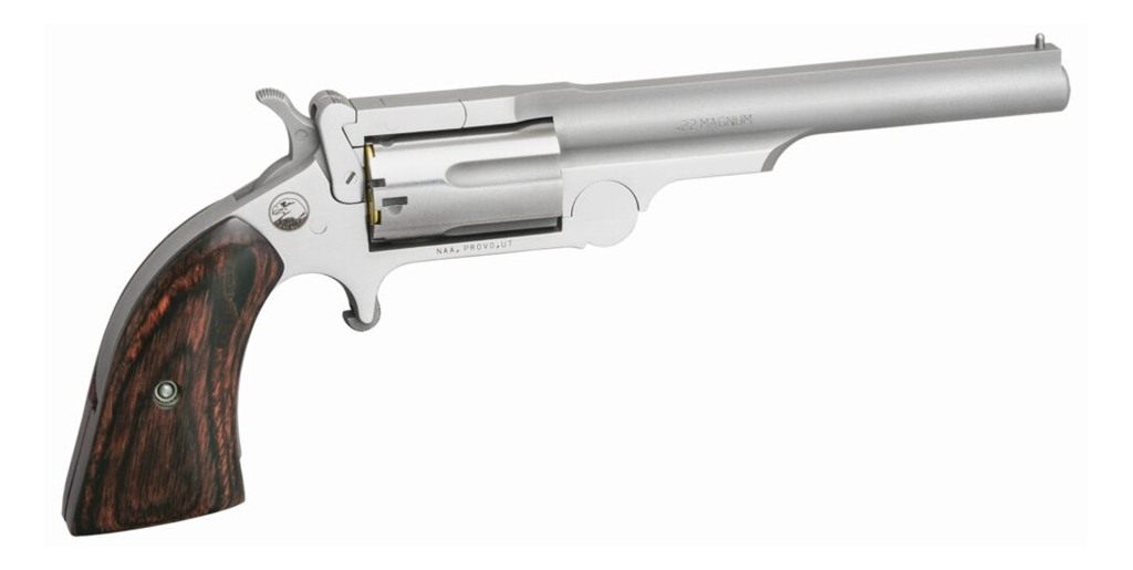 North American Arms 22MR4 Ranger II 22 WMR 5 Shot 4in Stainless Steel Barre view 2