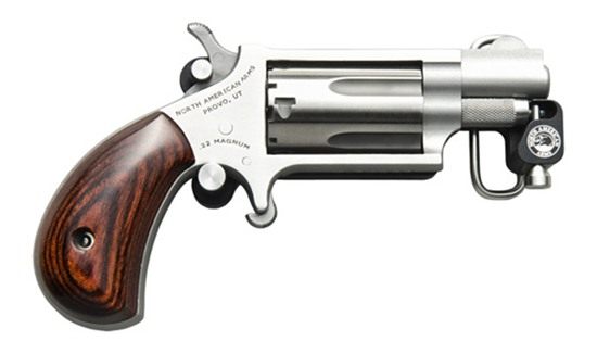 North American Arms 22MAG Mini Revolver 1 1/8in Barrel W/Skeleton Belt Buck view 2