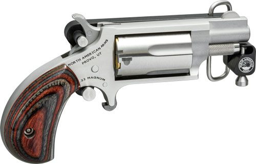 North American Arms 22MAG Mini Revolver 1 1/8in Barrel W/Skeleton Belt Buck view 3