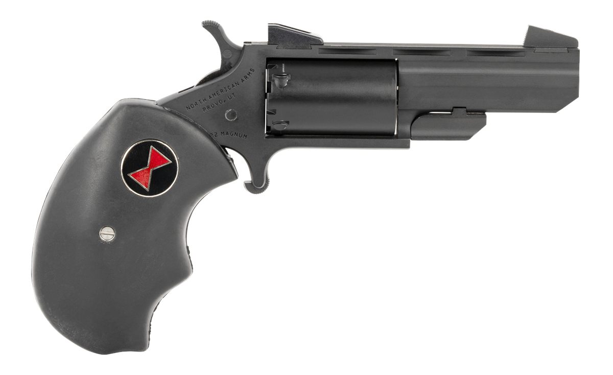 North American Arms Bwmcrk Black Widow 22 WMR 5 Shot 2in Matte Heavy Vent R