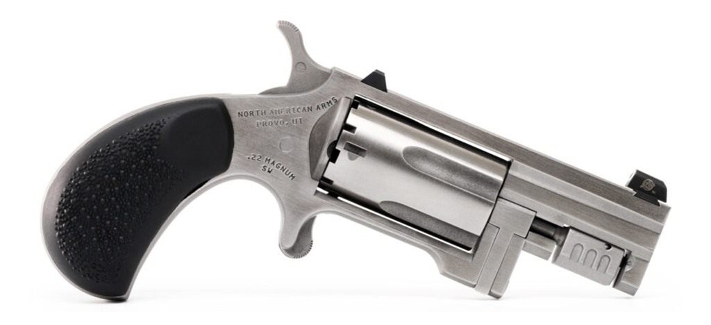 North American Arms SNT Sentinel 22 WMR 5 Shot 1.42in Matte Stainless Steel view 2