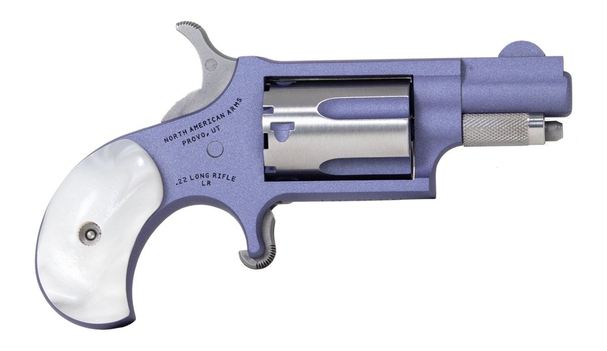 North American Arms 22LRORCHID Mini-Revolver 22 LR 5 Shot 1.13in Orchid Cer