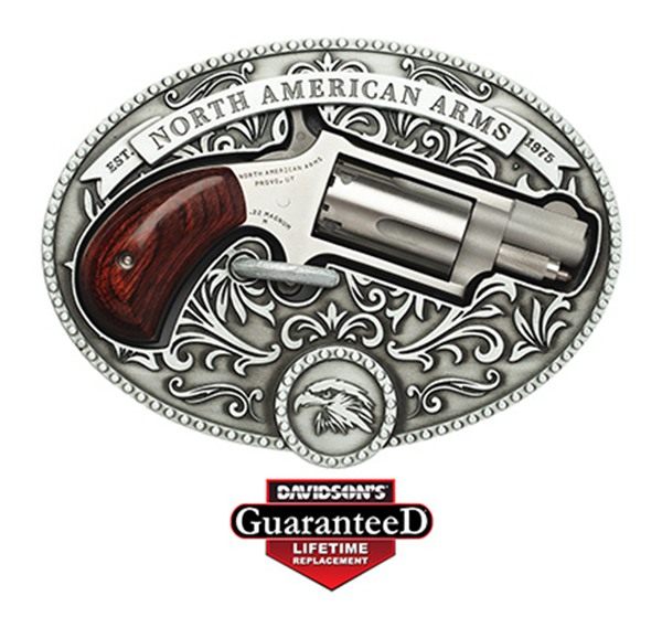 North American Arms 22MSBBO Chuckwagon w/Belt Buckle 22 Mag 5rd Shot 1.13in view 3