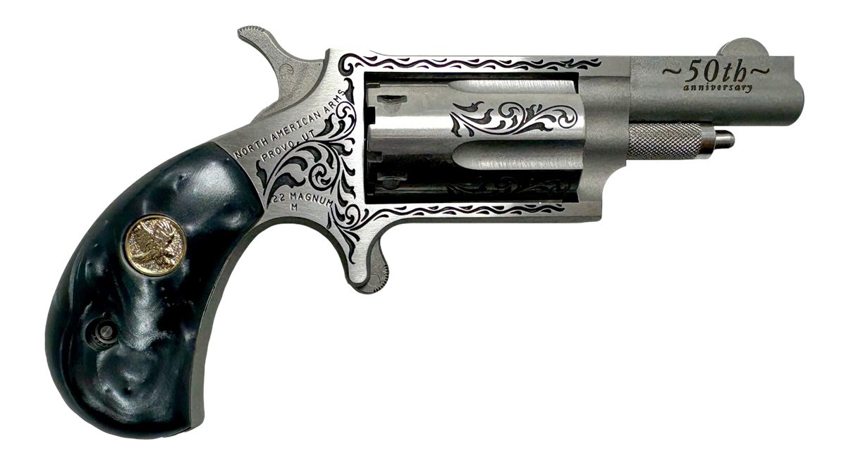 North American Arms 22M50B 50th Anniversary 22 Mag 5 Shot 1.63in Matte Stai