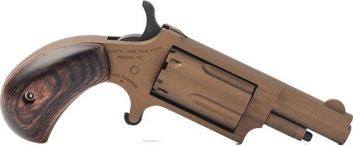 North American Arms 22MBB Bootlegger 22 Mag 5 Shot 1.63in Burnt Bronze Narr view 2