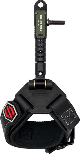 Scott Archery Release Shark RTS Double JAW Black Leather Buckle
