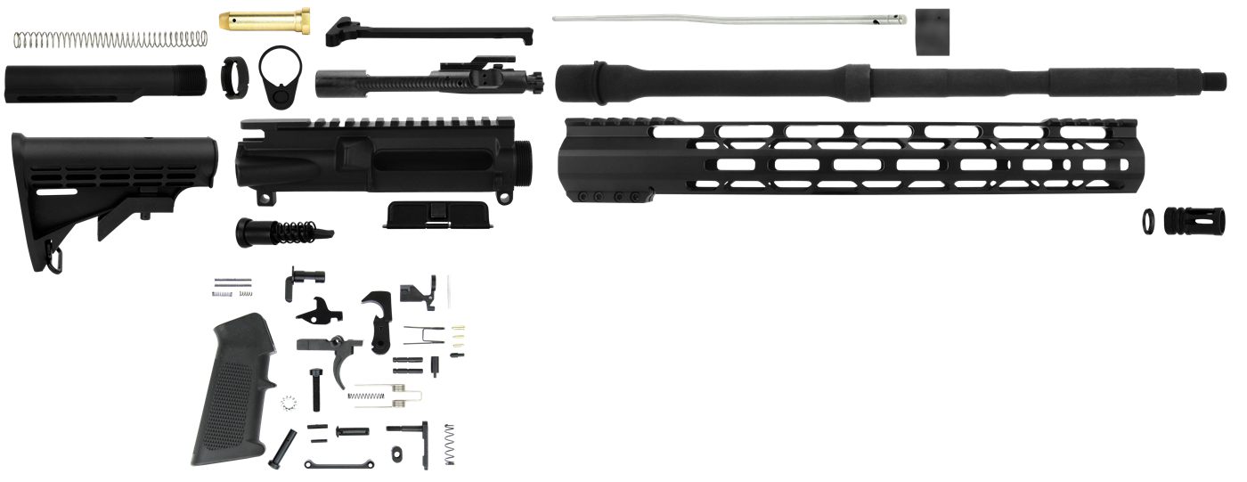Tacfire SSRK556LPK Lower Parts Kit Unassembled Rifle 223 Rem/5.56x45mm Nato