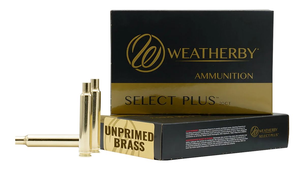 Weatherby BRASS257 Unprimed Cases 257 WthbyMag Rifle 20/Box
