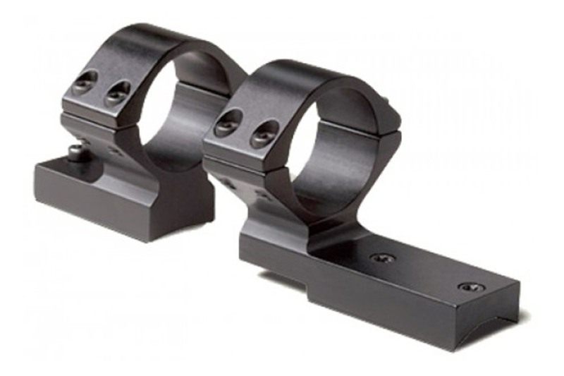 Weatherby Vanguard Mount with Rings, Medium, 1 in, Black, TSVFMM1