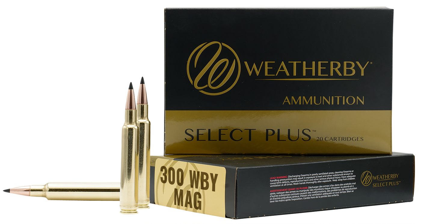 Weatherby B300180TTSX Select Plus 300 WthbyMag 180gr Barnes Tipped TSX Lead