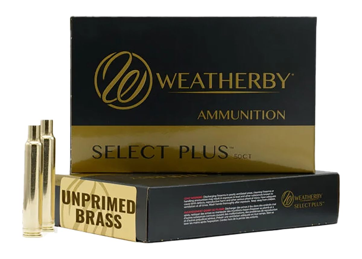 Weatherby BRASS303CT50 Select Plus Unprimed Cases 30-378 Mag Rifle 50/Box
