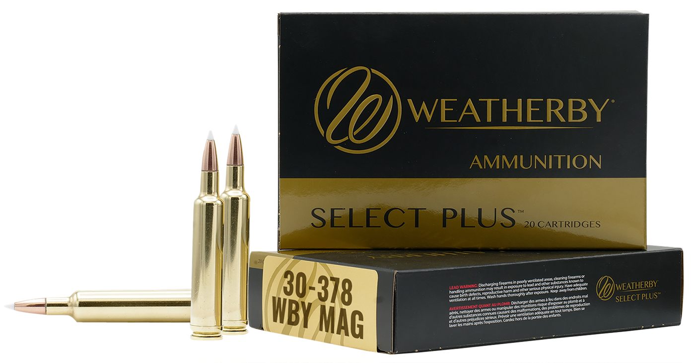 Weatherby H303220ELDX Select Plus 30-378 WthbyMag 220gr Hornady ELD X 20 Pe