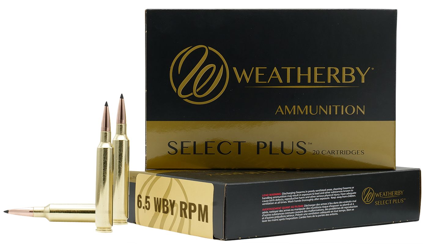 Weatherby B65RPM127LRX Select Plus 6.5WBYRPM 127gr Barnes LRX Lead Free 20