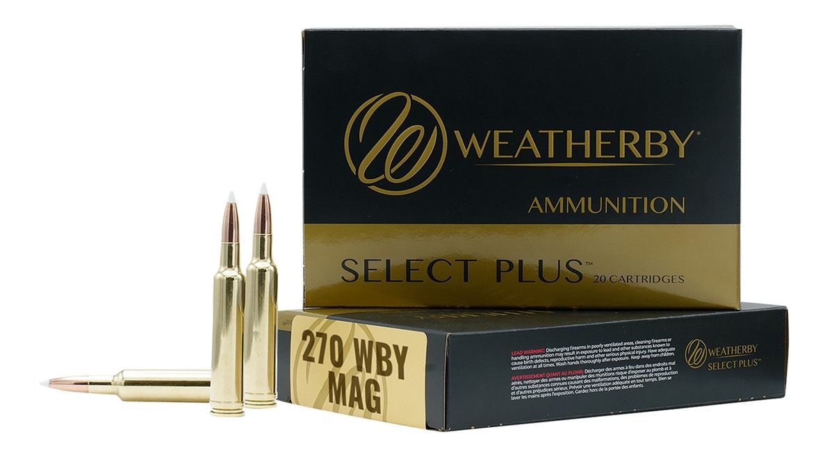 Weatherby Ammunition H270130IL Select 270 WthbyMag 130gr Hornady Interlock view 2